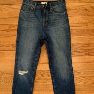 Madewell Perfect Vintage Crop Jean size 26